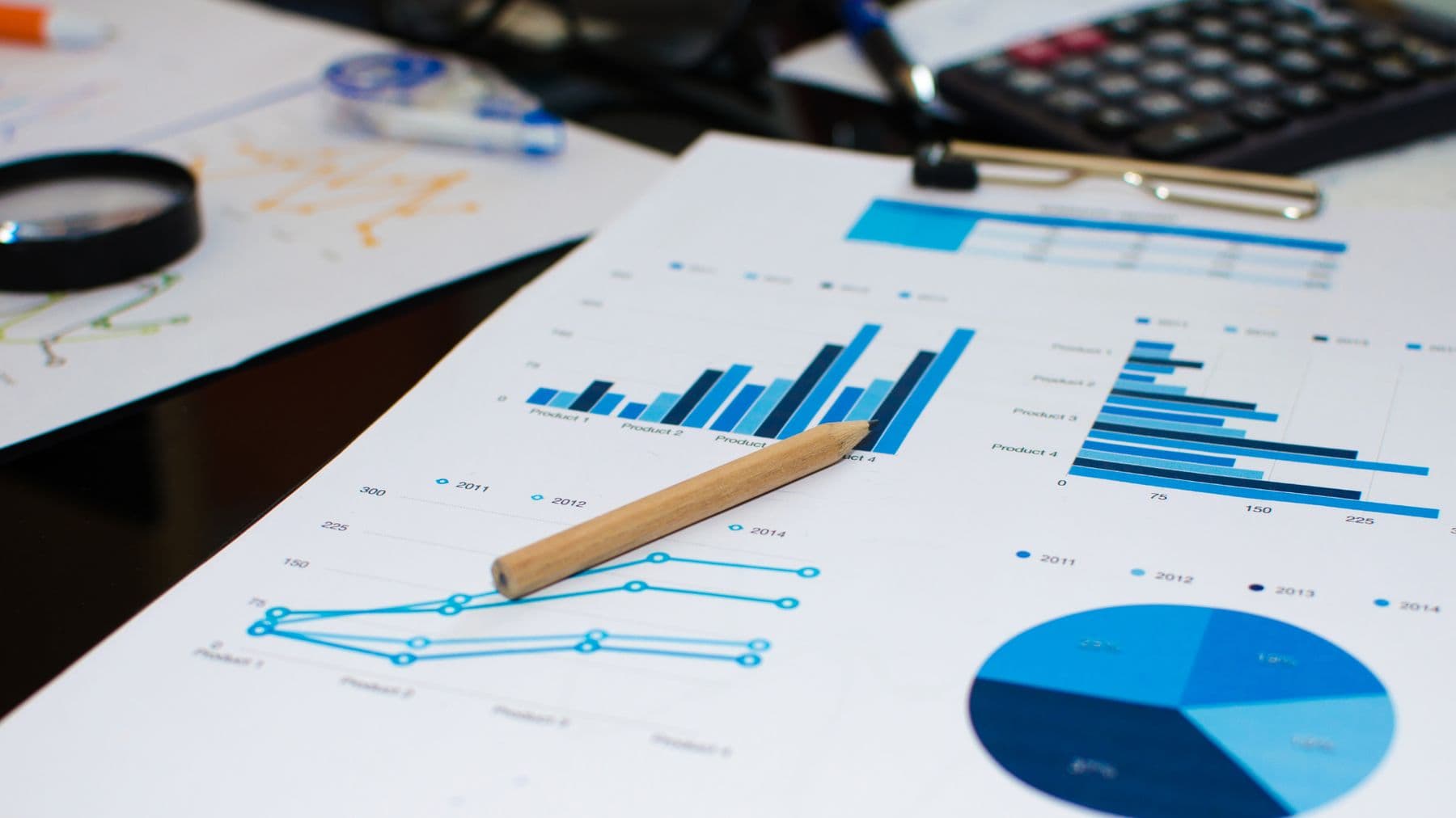 Analyse financière : rapports, graphiques et calculatrice